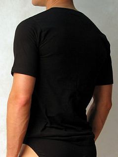 Мужская черная классическая футболка свободного кроя Doreanse Cotton Collection 2505c01 распродажа
